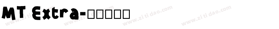 MT Extra字体转换